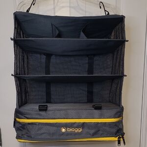 Biaggi Gray and Yellow Hanging Organizer